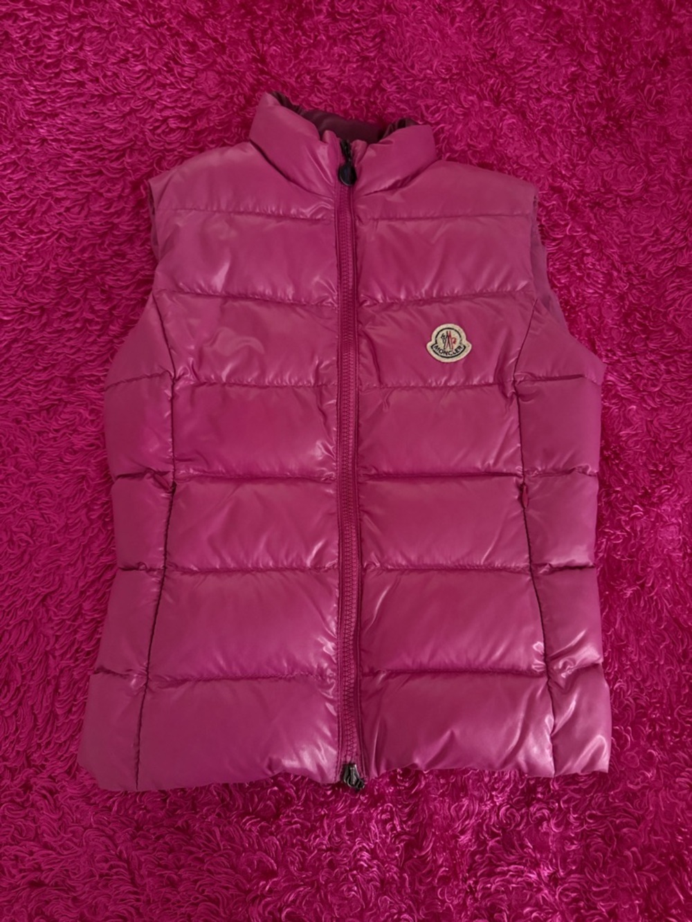 Moncler Pink Puffer Vest
